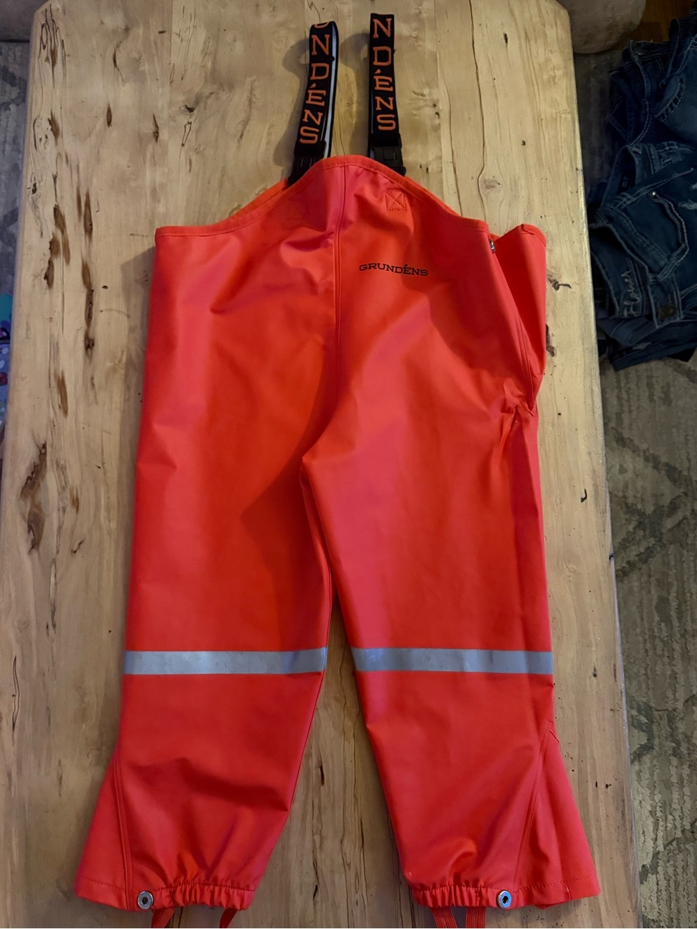 Grundéns Kids Zenith 294 Waterproof Rain Bibs – Size 4